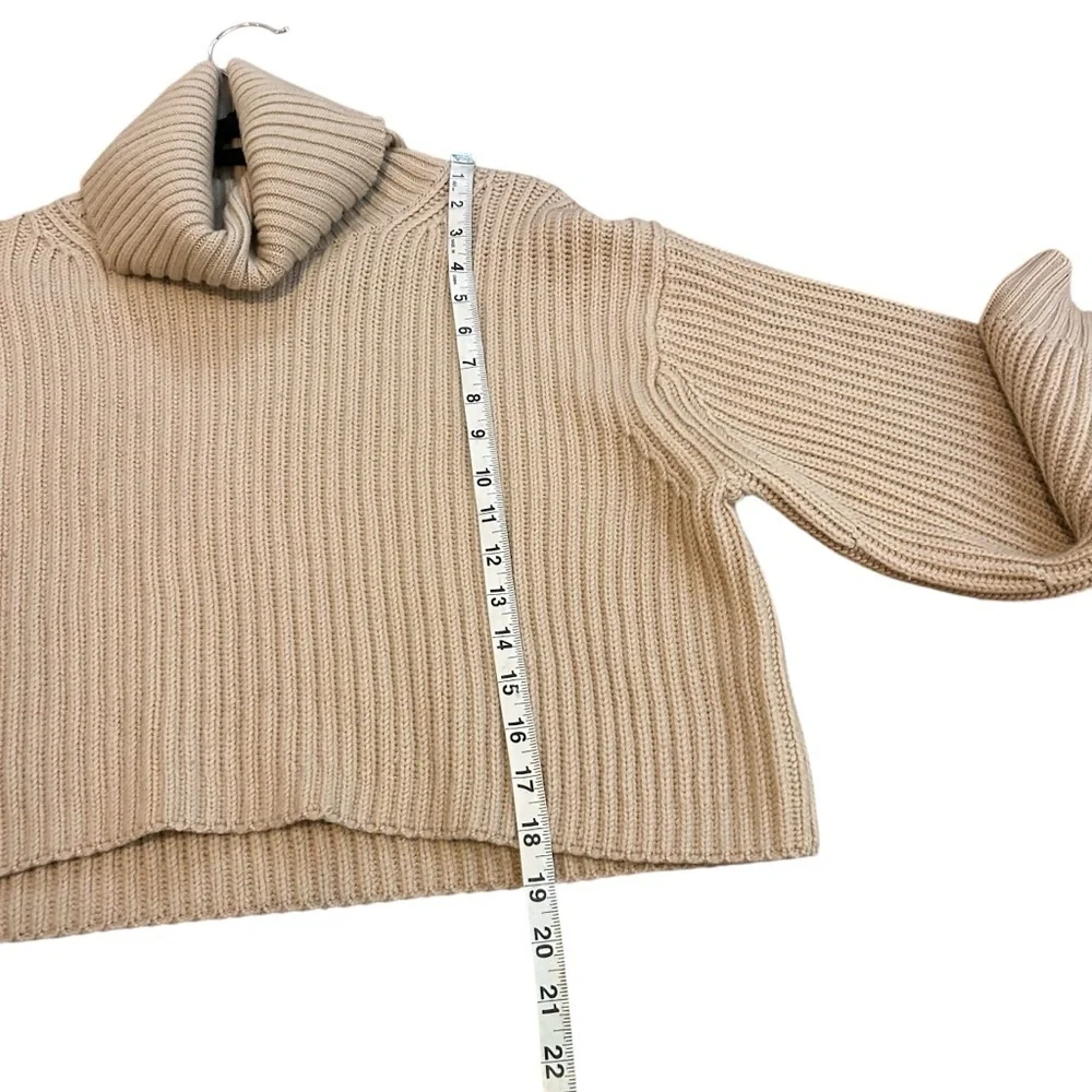 Aritzia Babaton Guell Sweater- neutral Merino Wool Turtleneck- Size Small - Picture 13 of 13